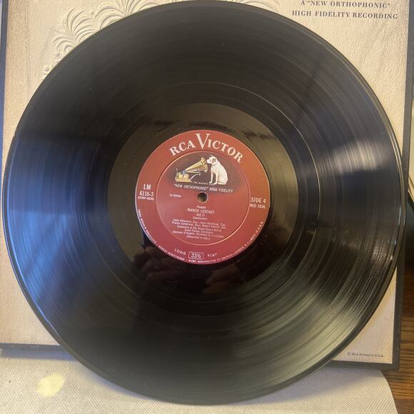 Puccini, MANON LESCAUT, Jonel Perlea, Orchestra & Chorus 3LP Box Set + BOOKLET!! - Picture 4 of 16